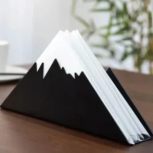 Mountain-shaped napkin holder