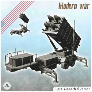 US MIM-104 Patriot air defense battery system (3) - scenery
