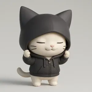 Kitten in a Hoodie