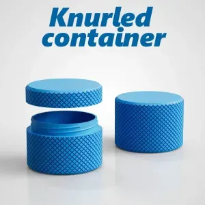 Knurled Container
