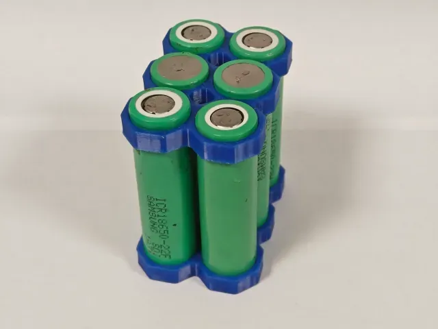 18650 Battery Spacer Grid | Octagonal (6-21 Cells) — Image 3 of 9