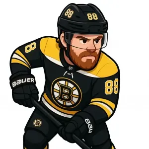 Boston Bruins 88 hockey player