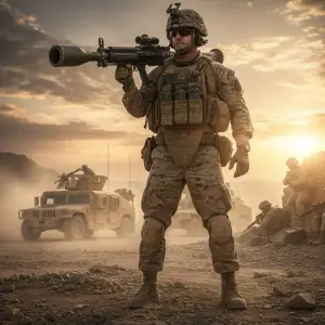 Soldier Marin Bazuca
