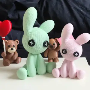 Knitted bunny Multipart [No CFS]