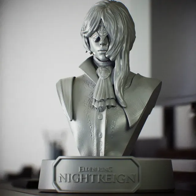 The Duchess Bust from Elden Ring Nightreign Video Game