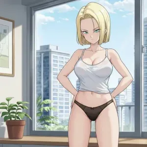 Android 18 STL – Dragon Ball Z Female Android Statue