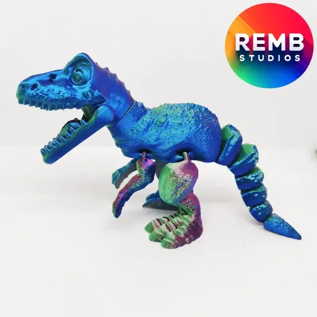 Flexi T-Rex Dinosaur | Articulated Trex NO support — Image 6 of 9