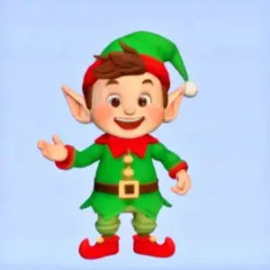 figurine lutin de Noël