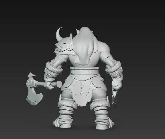 Orc Warrior with Axes — Image 2 of 6