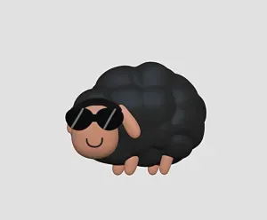 Sheep in sunglasses