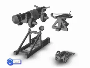 Medieval weapon sieges - miniatures warhammer 40k 40000 terr