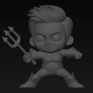 cute aquaman model