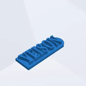 Keychain with the name Yeison.