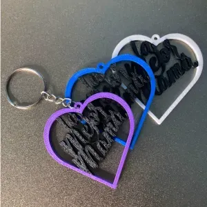 THE BEST MOM KEYCHAIN