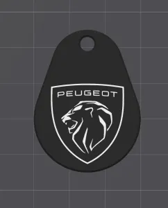 porte clef peugeot