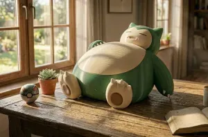 Realistic Snorlax Figure