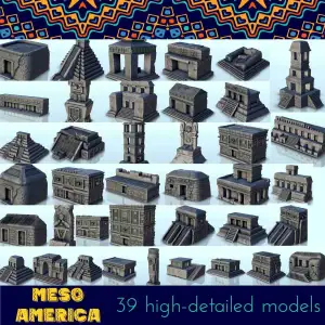 Meso-America pack - miniatures warhammer terrain scenery