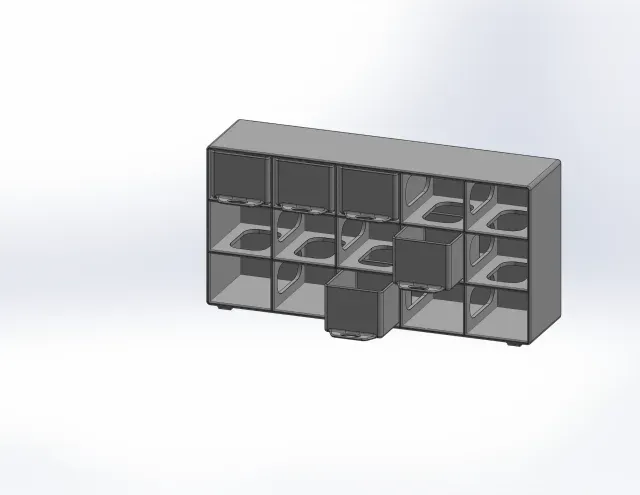 15-Drawer Electronic Component Organizer — Image 4 of 9