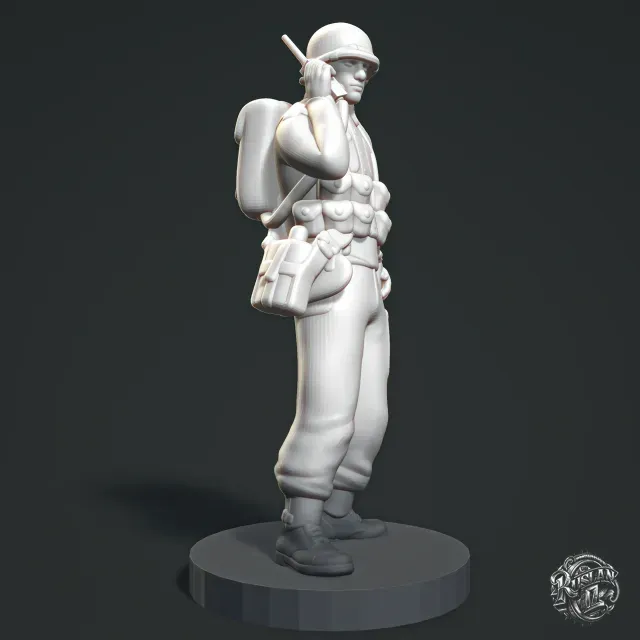 Soldier with Radio #RoZ — Image 3 of 9