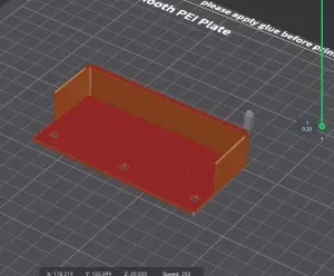 Under-Desk Storage Shelf
