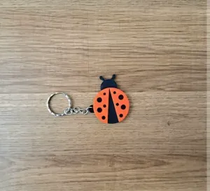 Cute Ladybug Keychain