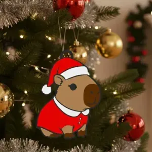 Capibara Mamá Noel
