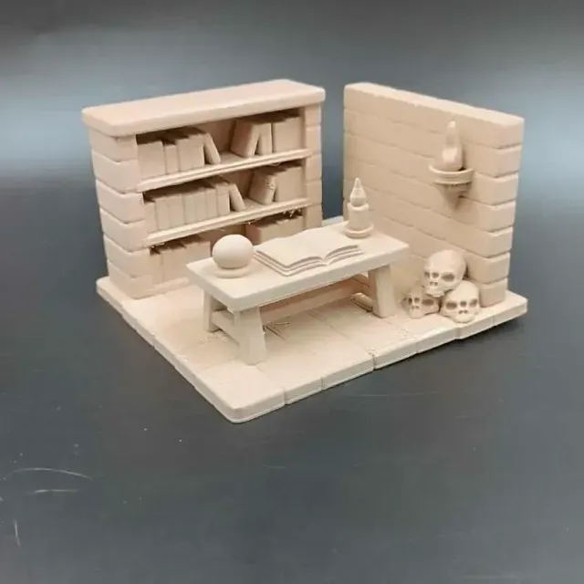 Wizard’s Workshop Diorama - RPG - TTRPG - DnD