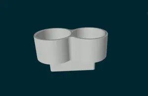 Audi A3 8P double cup holder