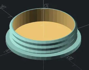 cap for pipe (40mm ext, 35mm int dia)