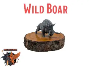 DnD TTRPG Wild Boar Miniature