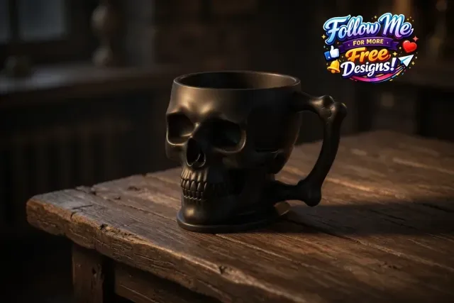 Skull Mug with Bone Handle — Фото 2 из 4