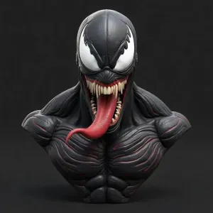 Realistic bust Venom