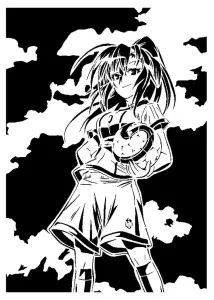 Madoka Box stencil