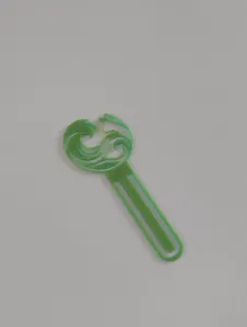 Jade Effect Water Bending Cat Bookmark