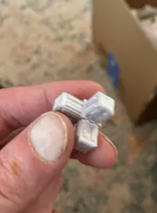 1cm Sq Tube Compression Joints
