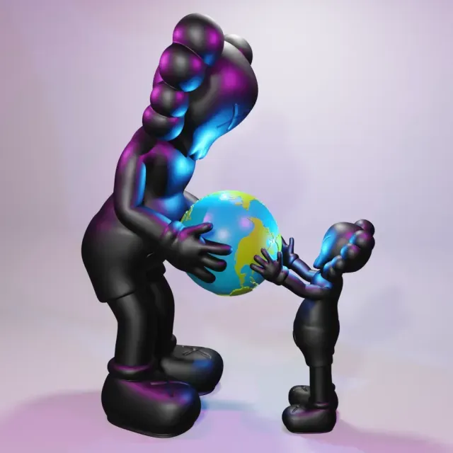 KAWS THE PROMISE FIGURE - 3D PRINT MODELS — Фото 2 из 7