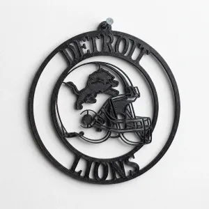 Detroit Lions Wall Art - Home Decor - Sports Gift