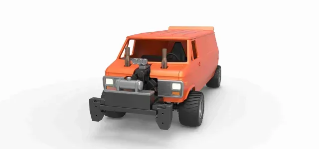 Pulling van 4wd Version 2 Scale 1:25 — Фото 4 из 9