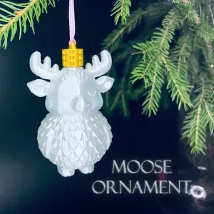 Christmas Tree Moose Ornament - Collection 2025