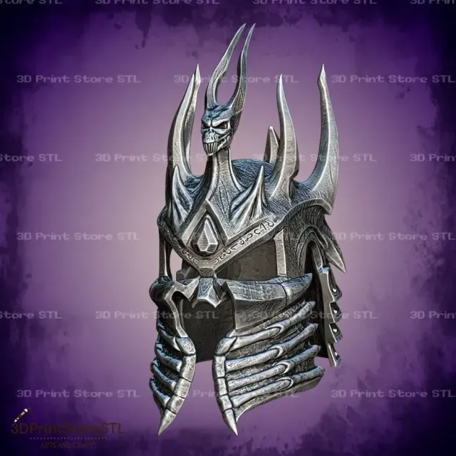 Lich King Helmet Cosplay World Of Warcraft - STL File — Фото 2 из 9