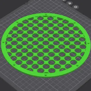 Гриль для динамиков 200мм 200mm speaker grill with 8 holes