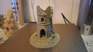 Aquarium decoration | Ruined tower