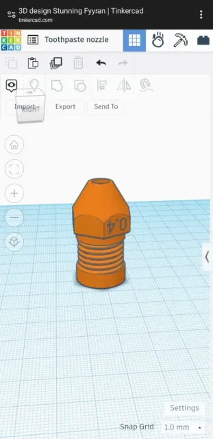toothpaste nozzle extruder