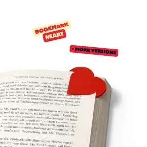 HEART BOOKMARKS COLLECTION (THREE VERSIONS)