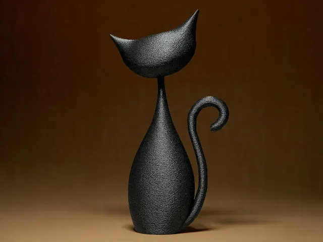 Funny Cat Figurine — Image 4 of 6