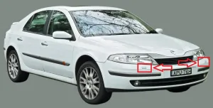 Renault Laguna 2 fényszórómosó fedél