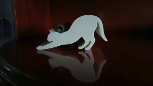 Stretching Cat Pen Holder - Print in Place (No Support)