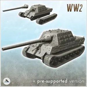 Jagdpanzer VI Jagdtiger - WW2 Flames of War Bolt Action