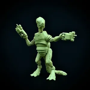 Reptiloid Gunslinger