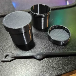 Paint mixer bottle & mixer spoon
